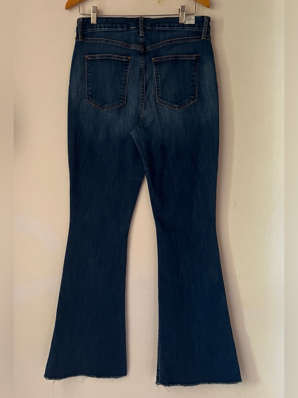 Frank & Eileen Flannigan Flare Jeans with Raw Hem Sz 31 Made In USA - Picture 2 of 9